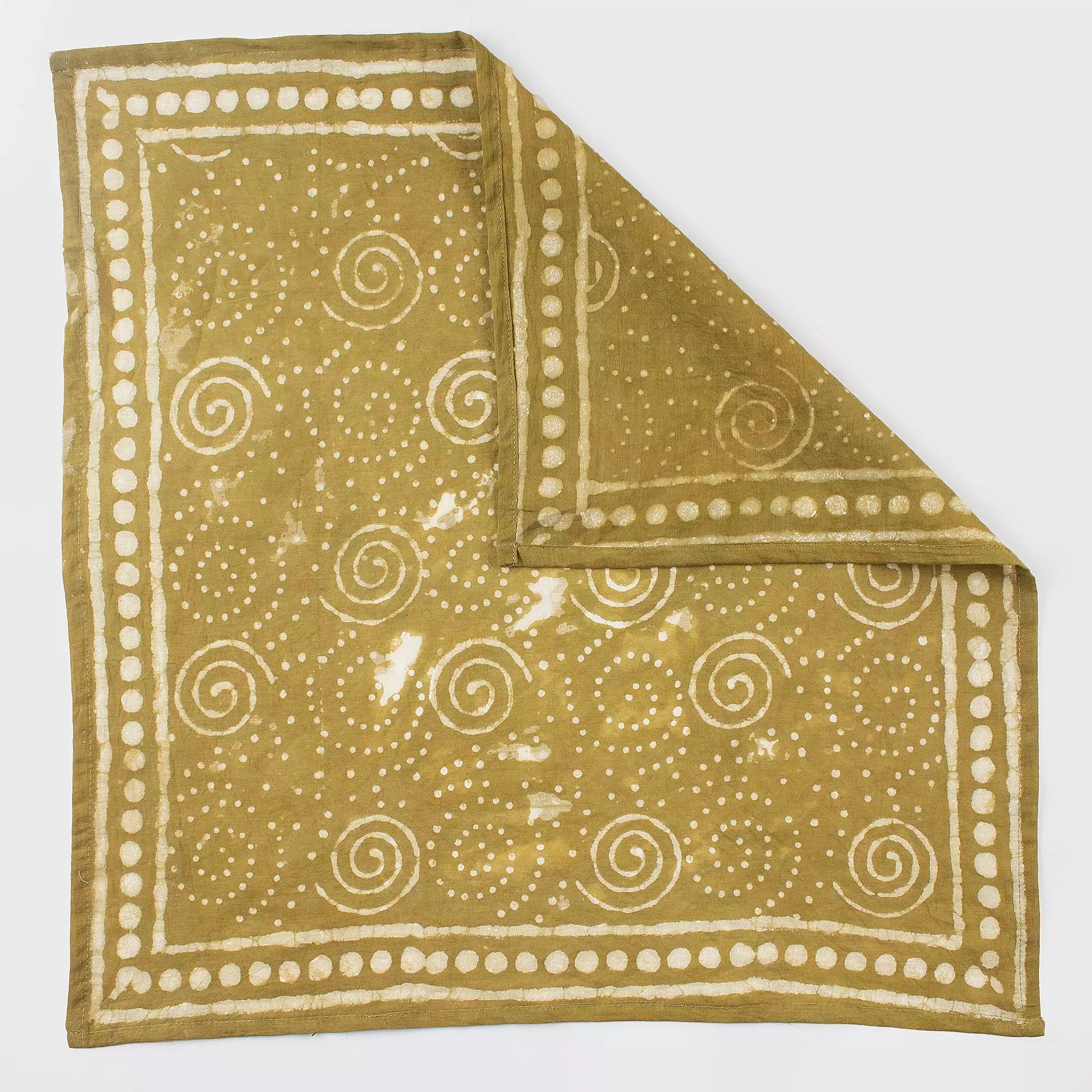 Hand Block Printed Cotton Bandana Multi-Purpose 627
